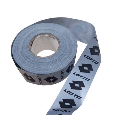 Nastro di Grey Silver Green Reflective Elastic per le maglie Sewable ciao Vis Polyester Stripe dell'abbigliamento