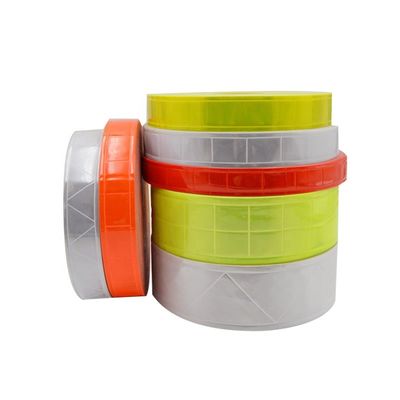 Ferro riflettente del nastro del PVC di alta visibilità ciao su Vis Reflective Tape For Clothing Crystal Heat Press