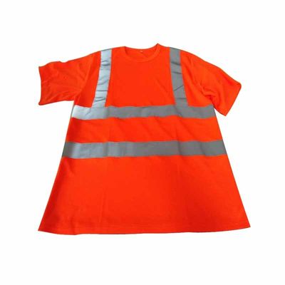 Camice uniformi del riflettore di sicurezza della maglia del rivestimento degli abiti da lavoro riflettenti rosa gialli fluorescenti di verde