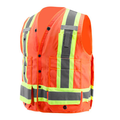 alta maglia due Tone Childrens High Vis Jackets di sicurezza di visibilità di 9xl 4xl 5xl con il logo