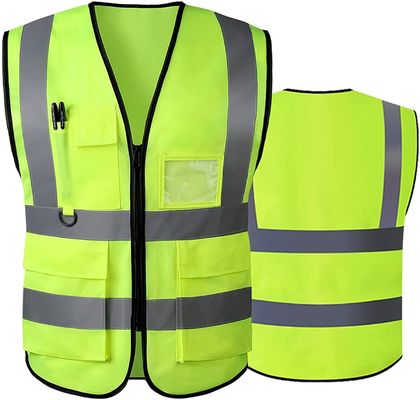 Maglia riflettente della classe 1 della classe 2 della classe 3 della classe 4 per la bici che guida Mesh Safety Custom Logo
