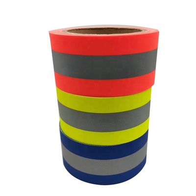 10mm 20mm Sewable cucono su nastro riflettente per il cotone bianco giallo rosso di Aramid dei cappotti