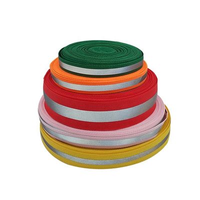 Tessitura riflettente 20mm del polipropilene 25mm 50mm per i vestiti di cucito dello zaino