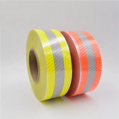 Nastro riflettente arancio fluorescente dell'ampio nastro riflettente a 12 pollici a 4 pollici a 6 pollici del trasferimento di calore