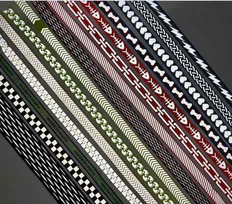Gli autoadesivi neri del tessuto di Vis Yellow Fabric Colorful Reflective dell'arancia ciao rivestono impermeabile