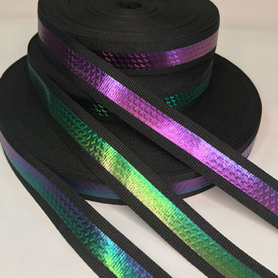 Tessitura tricottata sedia variopinta di nylon del cotone della cinghia della tessitura dell'arcobaleno
