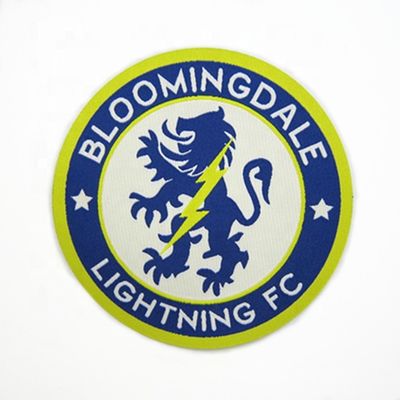 Il laser su ordinazione ha tagliato gli autoadesivi del vinile identifica su ordinazione tessuto rattoppa il ferro di calcio sulla toppa