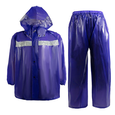 Il colore solido ciao Vis Rain Gear fluorescente della pioggia delle donne riflettenti su ordinazione del rivestimento
