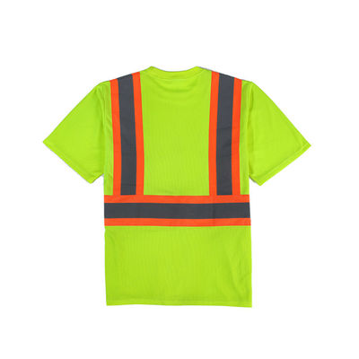 Magliette Polo Shirts Reflective di sicurezza di visibilità di Vis Fr Short Sleeve Shirts della classe 3 ciao alte