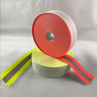 Nastro riflettente 100% del tessuto della tessitura riflettente del cotone per l'indumento
