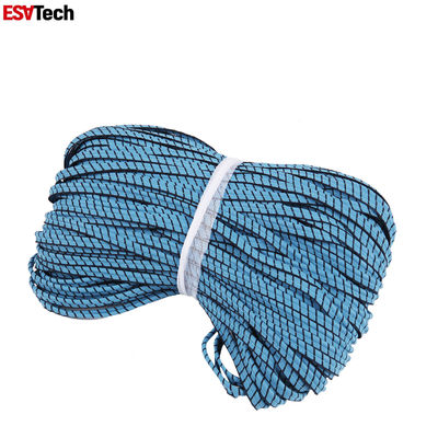 argento riflesso leggero del nastro di 20mm 10mm Grey Polyester Reflective Bias Binding alto