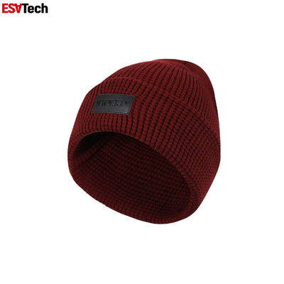Riflettenti arancio tricottano le donne Slouchy della lana merino di Beanie Running Fisherman Warm Ribbed