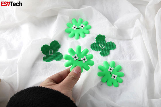Patch per etichette in silicone di gomma per abbigliamento