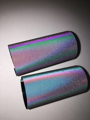 Pellicola riflettente a trasferimento di calore elastico arcobaleno facile da tagliare e laser cut
