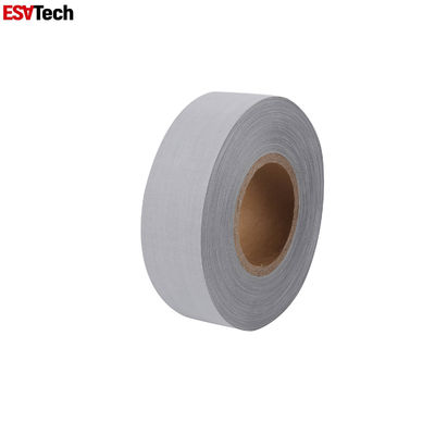 ENISO20471 OEKO-TEX100 B2007 Tessuto riflettente argento T/C Materiale di supporto per abbigliamento sportivo