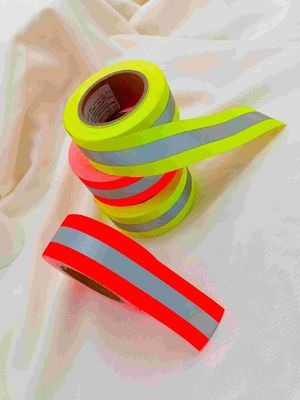 Yellow o nastro riflettente rosso arancio per l'en riflettente ignifuga Fabric2 20471 dell'abbigliamento