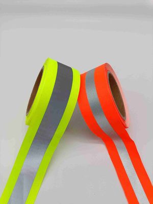Tessitura riflettente rossa da vendere la cinghia di nastro riflettente di verde