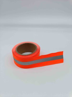 Materiale riflettente ad alta visibilità tessuto strisce fluorescenti per abbigliamento borse cappelli abbigliamento per animali domestici