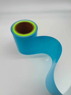 Bordo di plastica blu dello strato del PVC di auto adesivo Photoluminescent riflettente del nastro