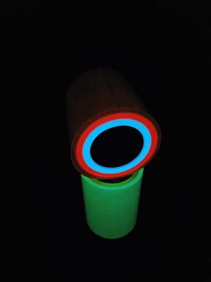 Autoadesivo fosforescente luminoso del rotolo del vinile fluorescente adesivo riflettente del nastro