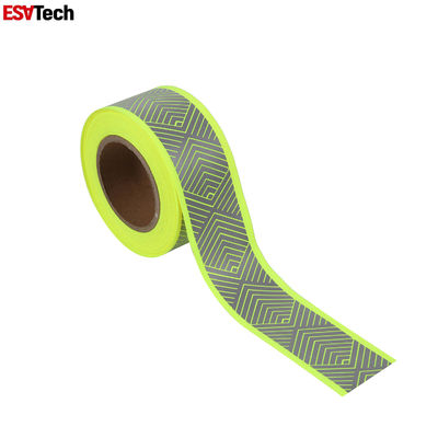 Nastro riflettente verde per abbigliamento borse abbigliamento sportivo abbigliamento esterno