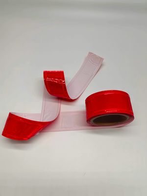 Ferro riflettente del nastro di alta visibilità su ordinazione del PVC sopra per il segnale stradale Crystal Heat Press