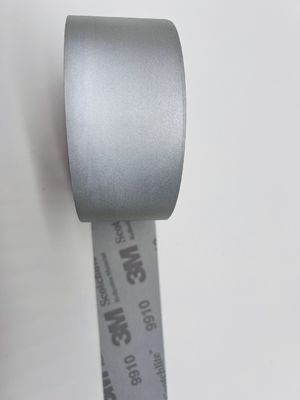 8912 Tessuti riflettenti in argento 65%Poly / 35%Tessuti di cotone per indumenti di sicurezza Borse T-shirt a maglia