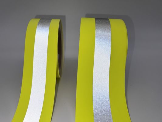 Nastro di tessuto riflettente resistente al fuoco a colori fluorescenti applicato alla protezione antincendio