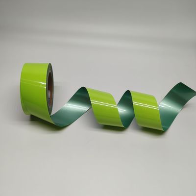 Film di trasferimento di calore riflettente verde Ferro su Hi Vis Nastro riflettente per abbigliamento Cristallo Press di calore