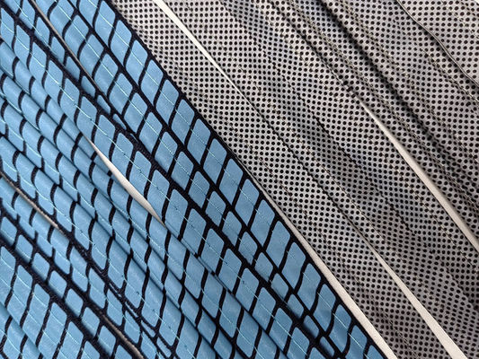 Tubi riflettenti con strisce di cotone per cucire abbigliamento